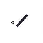 Cire tube mauve Rond, trou centré, 1-1 / 16" diameter, 27mm