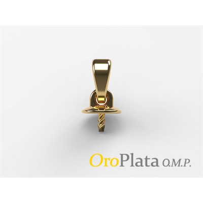 Pearl Mounting Pendant, 10KJ, 8mm et +