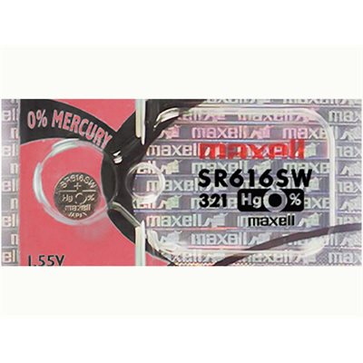 Maxell Battery, SR616SW / 321