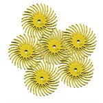 Bristle Disc 3 / 4 "pkg 6, 80 Grit, yellow