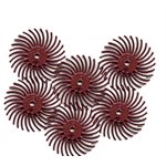Bristle Disc 3 / 4 "pkg 6, 220 Grit, red