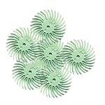 Bristle Disc 3 / 4 "pkg 6, 1 micron, green