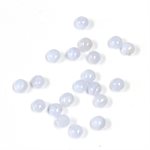 Agate Blue, 4.0, round Cabochon Blue