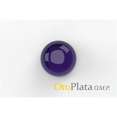 Amethyst 3.5mm, Round, Cabochon, Purple