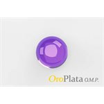 Amethyst, 4.0mm, Round, Cabochon, Purple