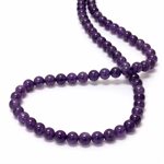 Améthyste, 6.0, Collier, Violet