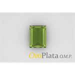 Août, Synthétique, 10mmx5mm, Rectangle, Vert