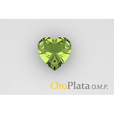 Août ZC synt., 6.0, Coeur, Vert Août ZC synt., 6.0, Coeur, Vert