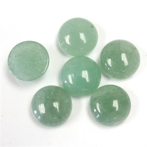 Aventurine, 12.0mm, Round, Cabochon, Green