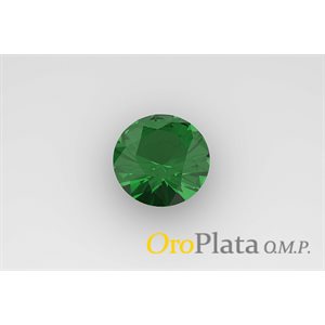 Émeraude, 1.75, Rond Taille Diamant, Vert