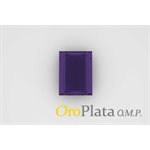 Février  Synthétique, 6mmx4mm, Rectangle, violet