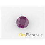 Grenat Rhodolite, 5.0, Rond, Violet-Rouge
