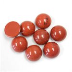 Jasper, 10.0mm, Round, Cabochon, Red