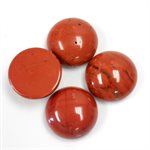 Jasper, 15.0mm, Round, Cabochon, red