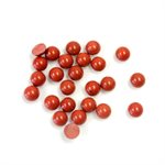 Red Jasper, 4.0, Round Cabochon, Red