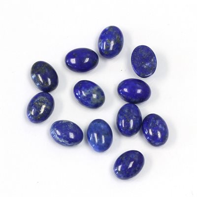 Lapis Lazuli, 8x6, Oval Cabochon, Blue