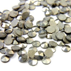 Marcassite, 1.5mm, Rond, Doré