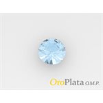 Rhinestone, Mars, 2.5mm, Round, Blue