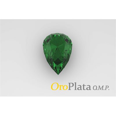 Mai cz synt., 10x8, Poire, Vert Mai cz synt., 10x8, Poire, Vert