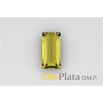 November cz synt., 8x4, Baguette, Yellow