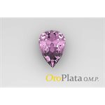 Octobre, Zircon Cubic, 6mmxmm4, Poire, Rose