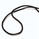 Onyx, 3.0mm, Collier, Noir