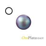 Perle D'eau Douce, 4.0mm, Rond, Noir