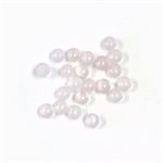 Quartz Rose, 4.0mm, Rond, Cabochon, Rose