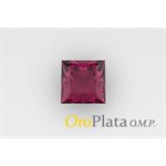 Ruby, 1.75, Square, Red