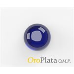 Sapphire, 5.0mm, Round, Cabochon, Blue