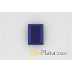 Septembre, Synthétique, 9mmx7mm, Rectangle, Bleu