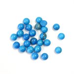 turquoise matrix recons, 4.0, Rond Cabochon, beu veiné