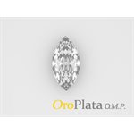 Cubic Zirconia, 7x3.5, Marquise, White